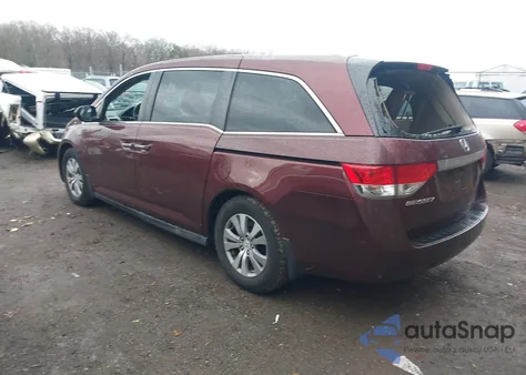 2016 Honda Odyssey Ex-L z USA, uszkodzony, nr VIN 5FNRL5H63GB023918